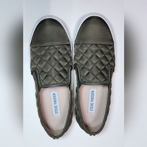 Steven Madden Olive Slip-on Sneakers